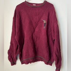 Vintage golf sweater